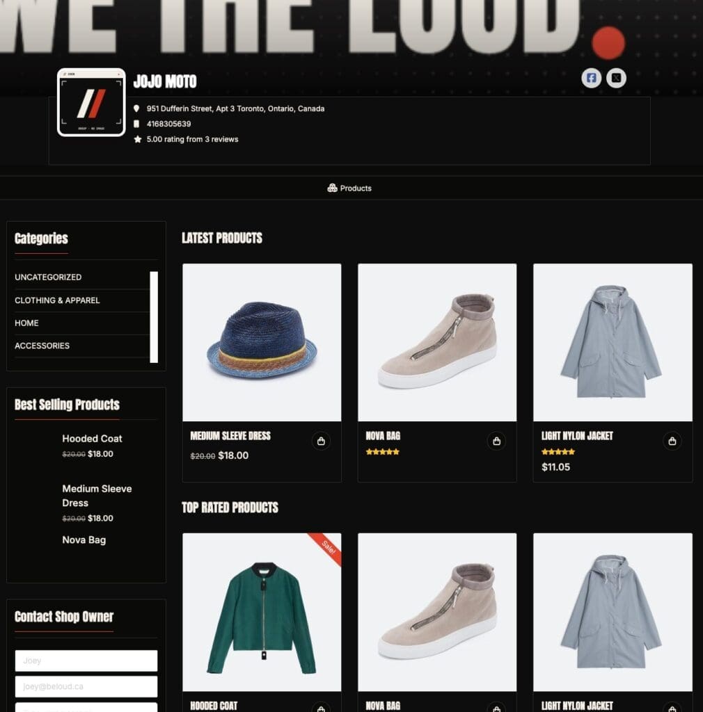 Vendor Store